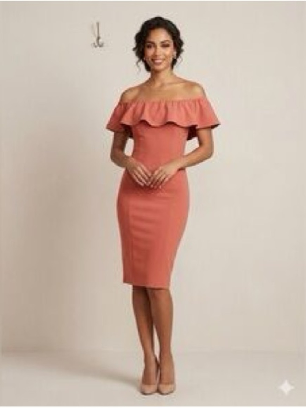 NWT 1. State Off-the-Shoulder Dress